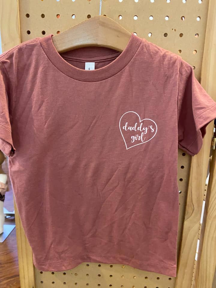 Daddy's Girl Mauve Tee
