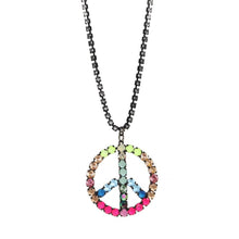 Woodstock Long Peace Necklace: Electrics