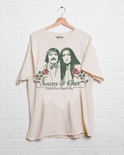 Sonny & Cher All I Need is Love Off White Thrifted Tee
