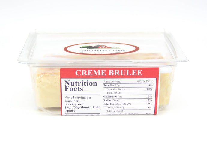 Creme Brulee Fudge 8 oz.