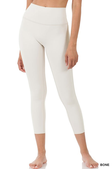 Bone Athletic High Rise 7/8 Zenana Leggings 12/13/22 3150