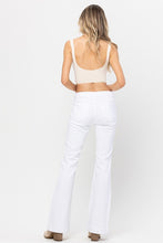 White Pull One Mid Rise Flare Knee Distressed Jelly Jeggings 4/4/23 5921