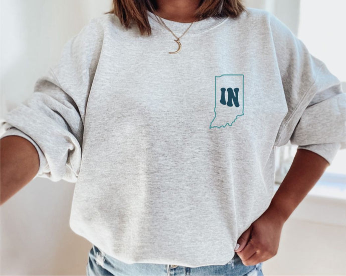 Ash Groovy Indiana Crewneck Ocean Sweatshirt 3/1/23 4629