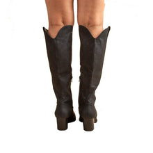 Black Embroidered Tall Western Cowboy Boots 3/15/23 5784