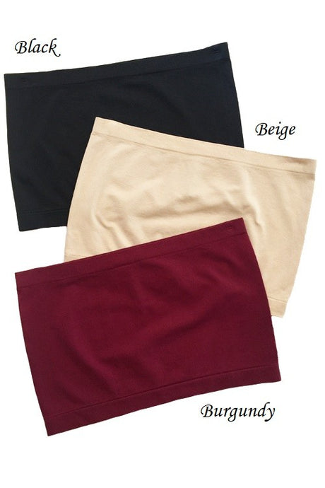 Beige Seamless Tube Top 12/23/25 2506