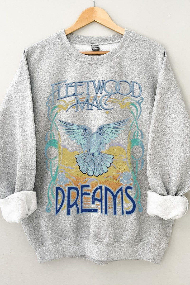 Heather Grey Fleetwood Mac Dreams Agp Pullover 4/20/23 6078