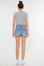 Medium High Rise Stripe Denim Kancan Shorts 4/12/23 5990