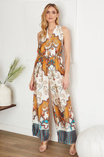 Beige Baroque Halter Top Wide Loose Leg Venti 6 Jumper 4/5/23 5929