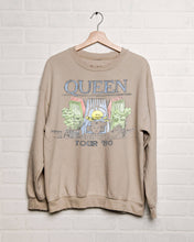 Sand Thrifted Queen 1980 Tour Licensed Graphic Sweatshirt