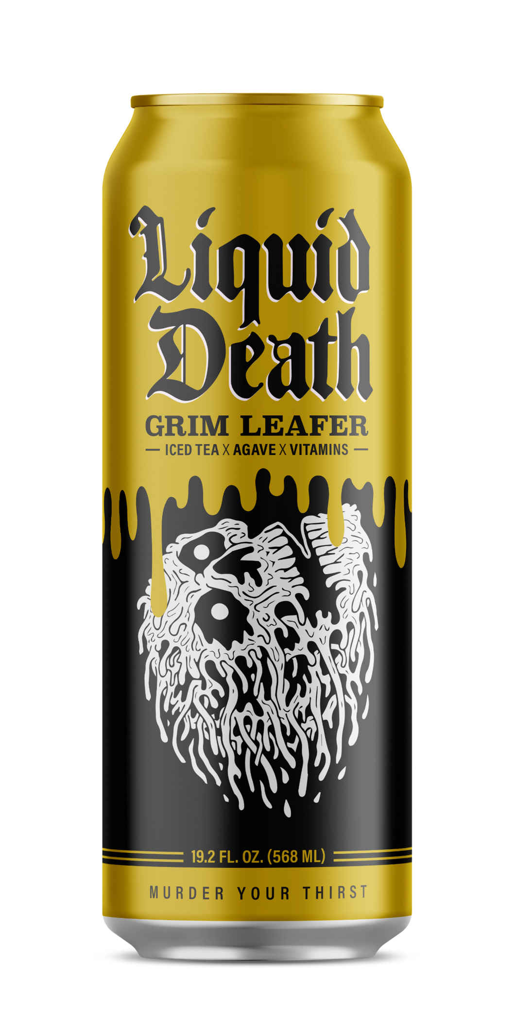 Liquid Death Grim Leafer Iced Tea, 19.2oz Can