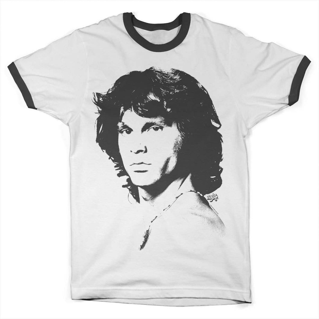 Jim Morrison Portrait Rings T Shirt