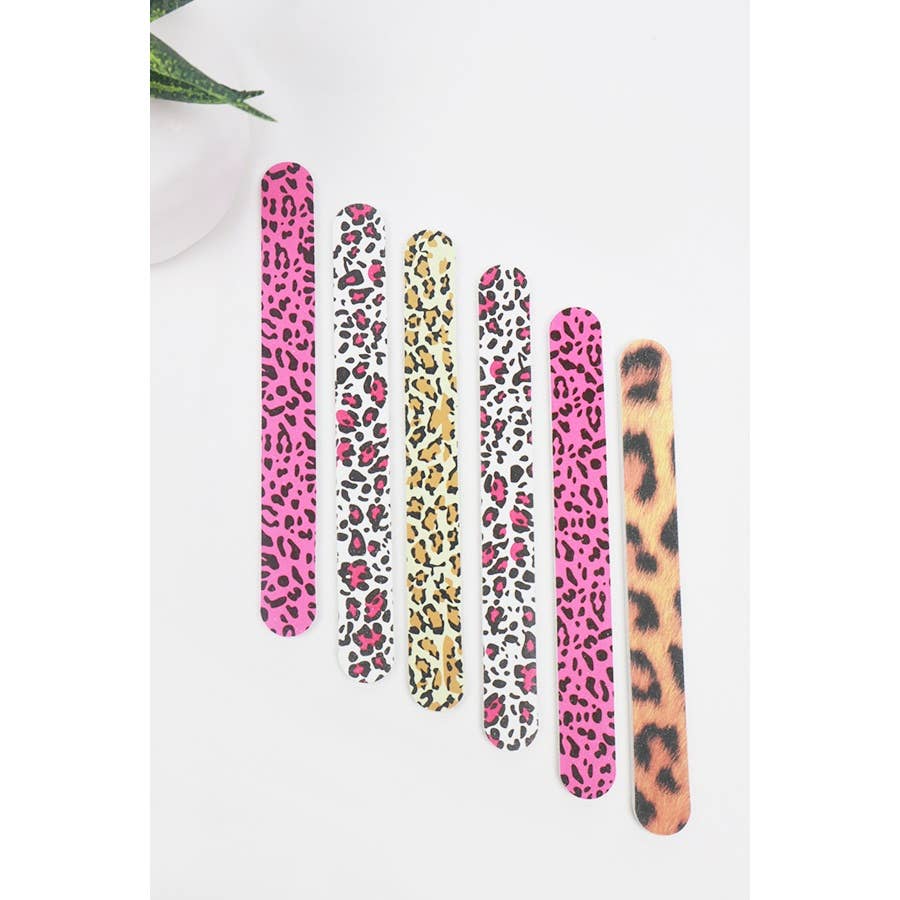 Leopard Nail File Set