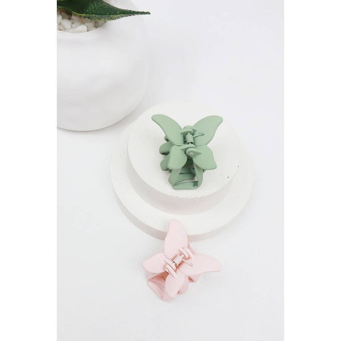 Matte Medium Size Butterfly Claw Clips