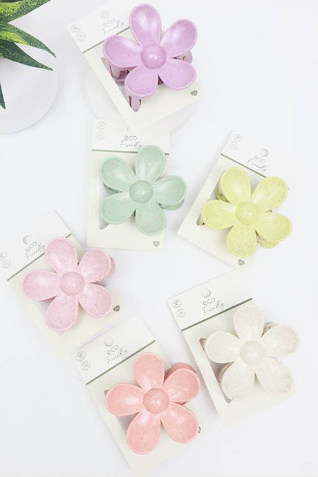 Dusted Flower Hair Claw