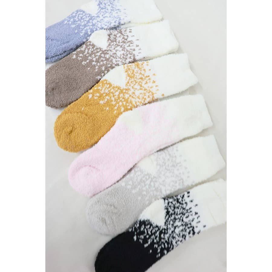 Ombre Plush Socks