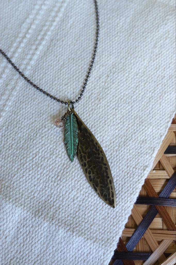 Feather Leaf Necklace