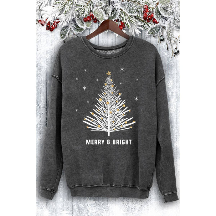 Mineral Black Merry N Bright Glitter Mineral Sweatshirts