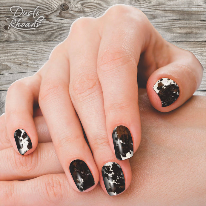 Cattle Drive Cowhide Western Nail Polish Strips