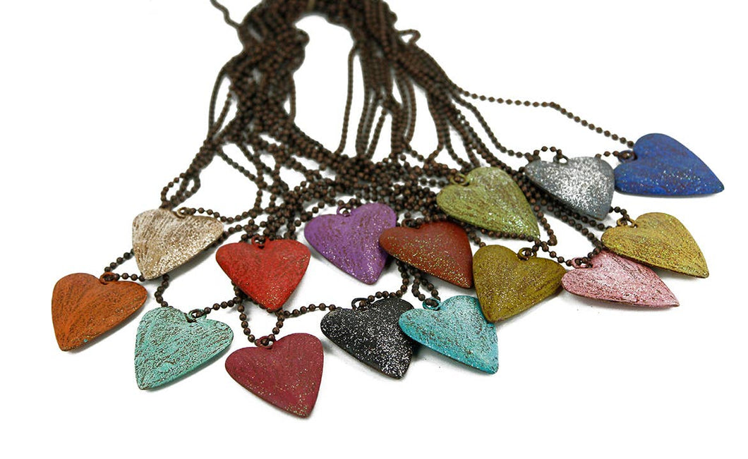 Puff Heart Necklace