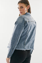 Zoey denim Distressed Kancan Jacket 4/12/23 5987