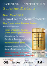 IQ3 NeuroClean NeuroProtect® Cognitive Function AntiOxidants: 90 Count