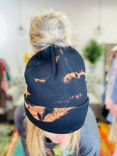 Black & Brown Panache Tie Dye Knit Pom Hat 9/24/21 9470