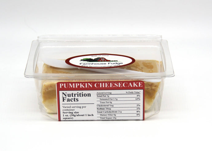 Pumpkin Cheesecake Fudge 8 oz.
