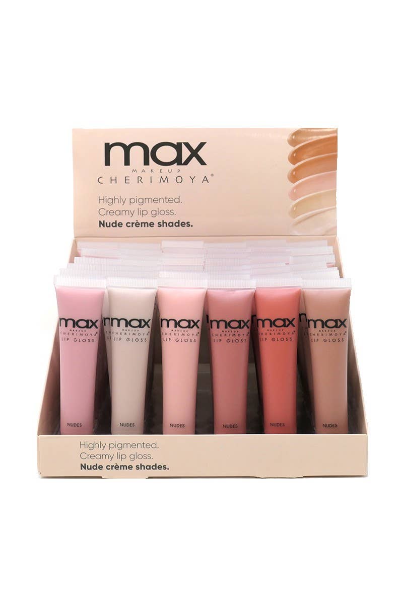 Max Makeup Nudes Creamy Lip Gloss