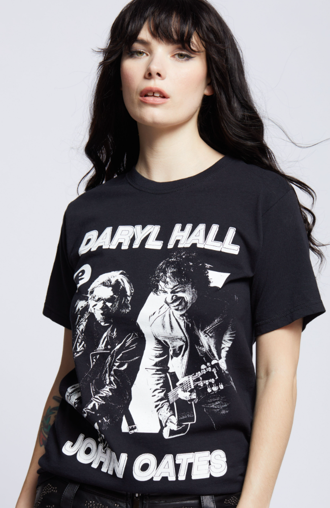 Black Hall & Oates Short Sleeve Tee
