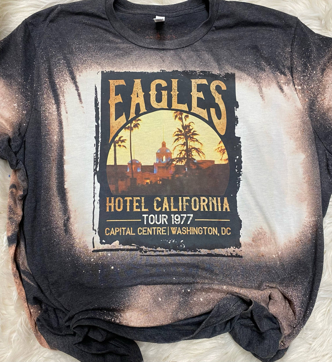 Eagles Hotel California Bleached Tee