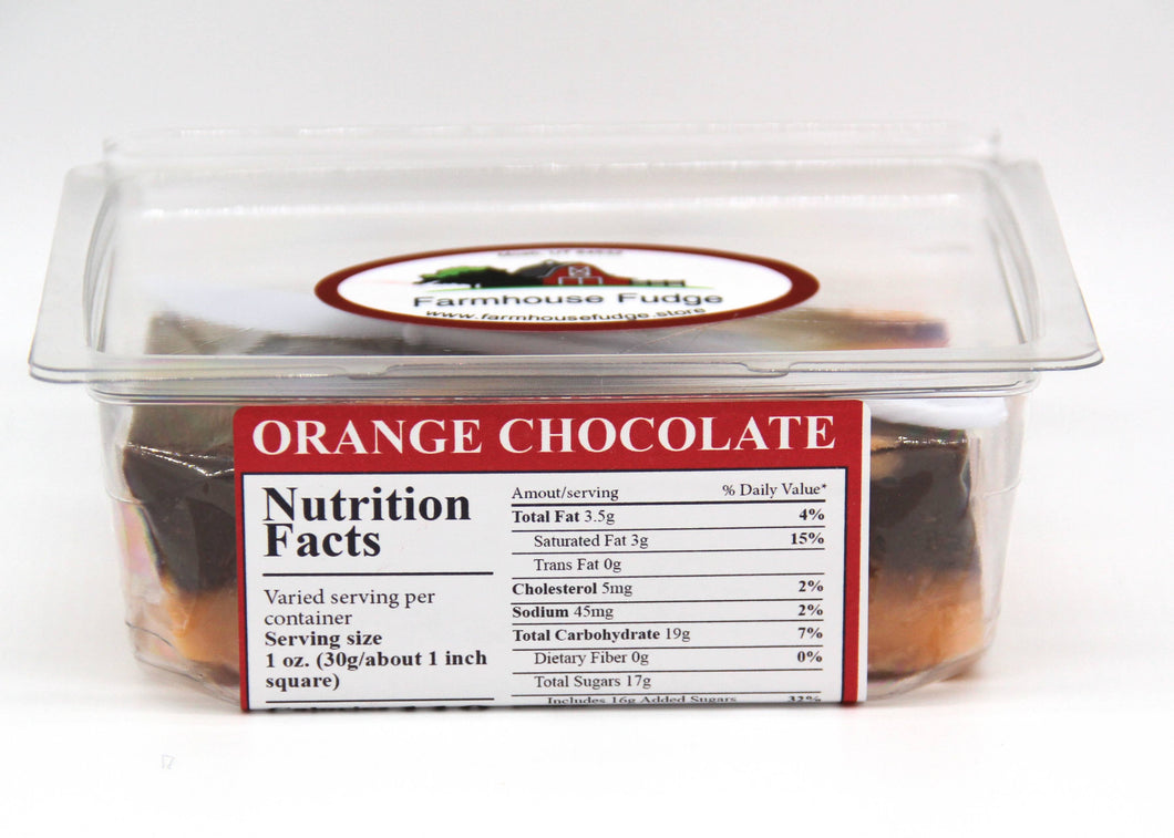 Orange Chocolate Fudge 8 oz.