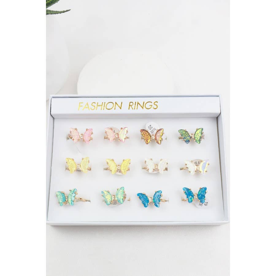 Butterfly Ring Set