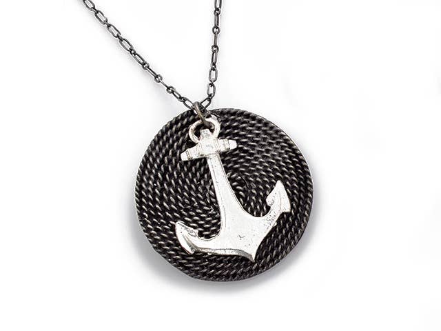 Pewter Necklace - Anchor