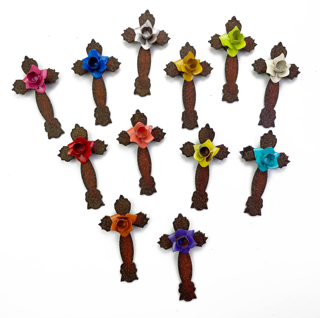 Cross Magnet Flowers
