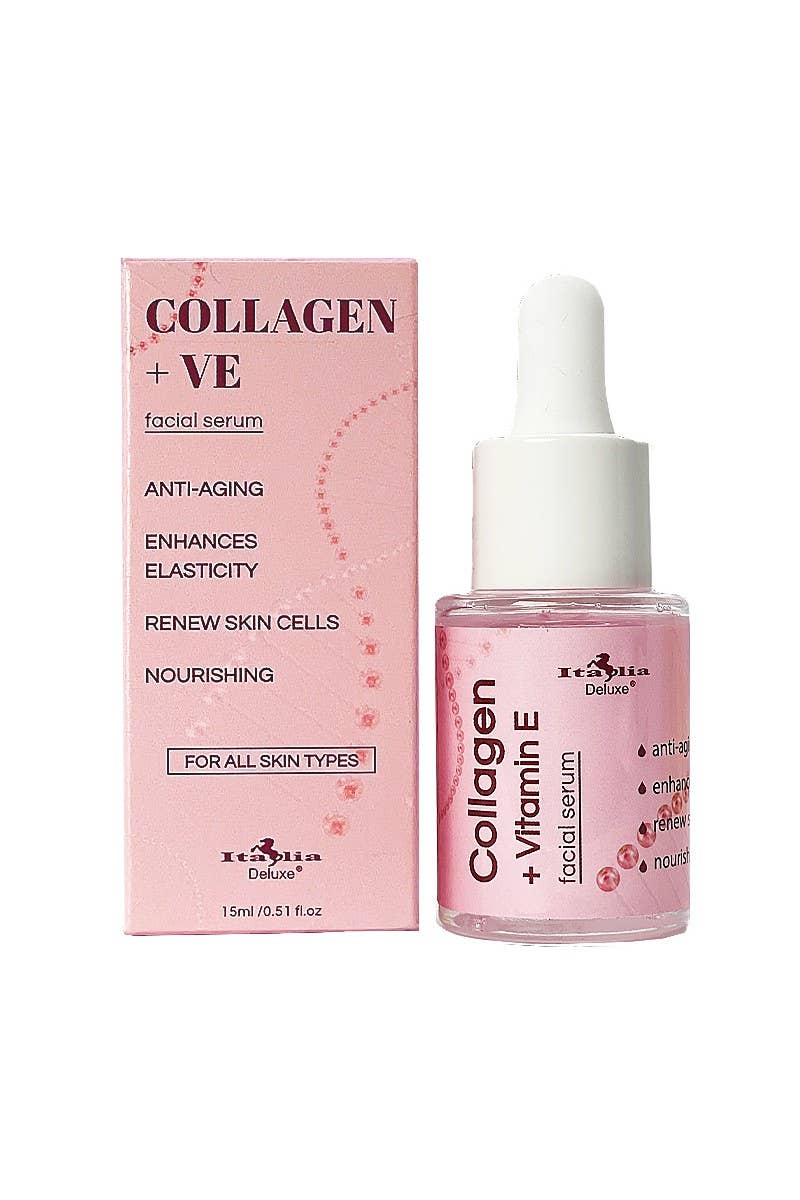 Italia Deluxe Facial Serum Collagen+Vitamin E
